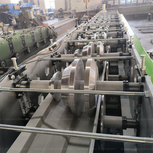 Wadley Galvanized Steel Drip Edge Guard Rain Collecting Former Machinery Gutter Making Rolling Machine 900mm Feeding Width - Product Image 5