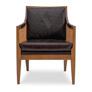 Fauteuils de salon en cuir PU et bois, design italien nordique, pour hôtel et maison, chaise de loisirs - Product Image 2
