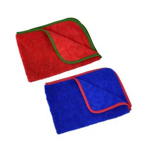 주문 청소 공급 Microfiber 수건, 빨간 차 청소 제품 microfiber 피복 청소 건조한 닦음 재미있은 부엌 수건