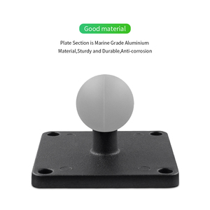 VINmounts  Support à tête sphérique 1 pouce, base carrée en aluminium 50×50 mm pour montage de dispositifs VIN-B-016 - Product Image 3