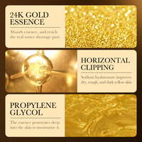 Vente en gros Sérum visage essence d'or 24k anti-âge ZOZU OEM ODM pour femme
