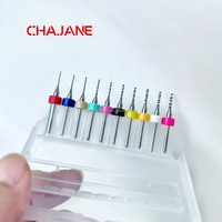 Fraise à queue micro en carbure monobloc CHENGZHEN HRC55, haute précision 0,005 mm, hélice 30 degrés, 2 cannelures, pour fraisage en montée CNC OEM, 0,21-3,0 mm