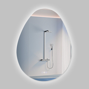 Salle de bain Fullkenlight Salle de bain de luxe <span class=keywords><strong>Miroir</strong></span> LED sans cadre anti-buée <span class=keywords><strong>Toilette</strong></span> Écran tactile <span class=keywords><strong>Miroir</strong></span> intelligent - Product Image 6