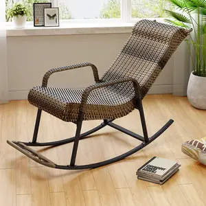 Sang Trọng Ngoài Trời Bãi Biển Vườn Rocking Lounge Ghế Giải Trí Sun Rocker Loungers Zero Trọng Lực Ngoài Trời Rocking Chair