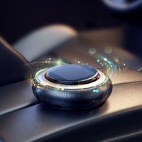Diffuseur d'aromathérapie en gel pour voiture de luxe, accessoires de décoration intérieure, parfum pour voiture, rafraîchisseur d'air avec ventilateur