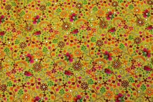 Tela de Seda Cruda de Poliéster Fino, Ligera, Transpirable, de Secado Rápido, con Estampado Floral Abstracto, para Confección de Ropa y Textiles para el Hogar - Product Image 3