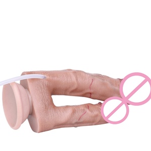 Soft Liquid Silicone Lifelike Realistic <b>Dildo</b> Thick Squirting <b>Dildo</b> Adult Butt Plug Adult Anal Toy for Women Men Couple - Product Image 4