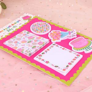 Custom Personalized Sticky Note Set with <b>Cardstock</b> Printed Sticky Notes Stationery Cute Sticky Note Custom Sticky Notepad - Product Image 3