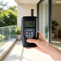 Analizador de Punto de Rocío Portátil HT-1292D, Medidor Digital de Humedad, Temperatura y Temperatura de Bulbo Húmedo para Pruebas en Entornos Industriales