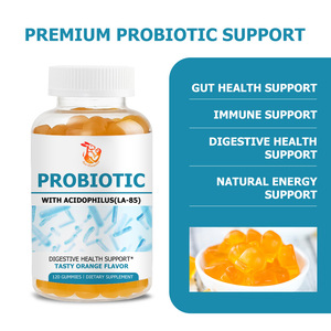 Suplementos Herbales Más Vendidos con Lactobacillus rhamnosus y Lactobacillus acidophilus, Gomitas Probióticas que Mejoran la Absorción de Nutrientes - Product Image 2