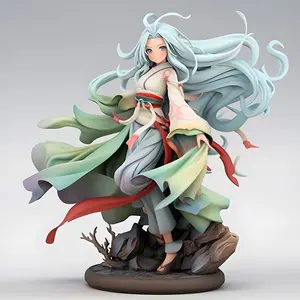 Custom Sla 3d Printing Hars Anime Figuur Oem Japanse Film Karakter Actie Figuren Speelgoed Beelden Beste 3d Drukkerijen