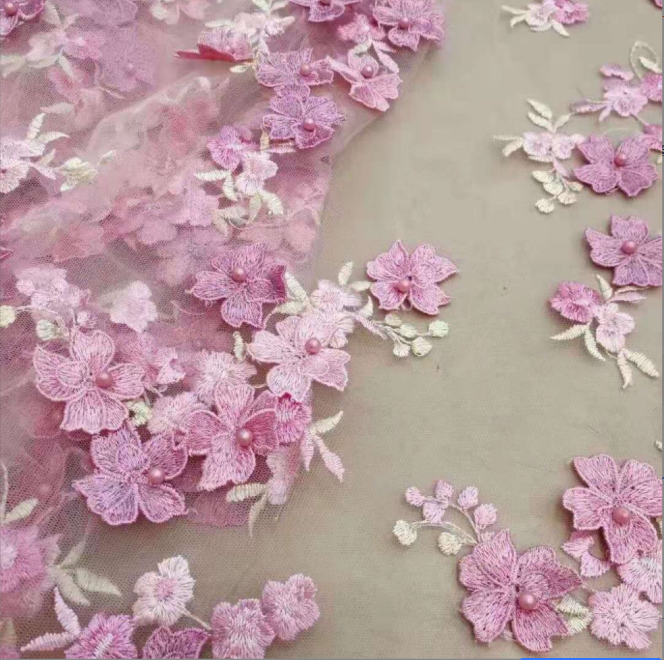 3D Embroidery Beads Corsage Patches Heavy