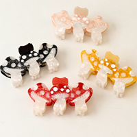 Pinces à cheveux Yuxi personnalisées en acétate de cellulose écologique, motif champignon mignon, grandes pinces requin de qualité supérieure pour femmes, usage quotidien