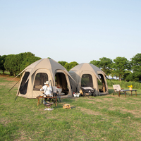 Tente dôme gonflable Oxford étanche automatique de luxe pour le camping en plein air Capacité de 2 personnes Structure d'une chambre en vente