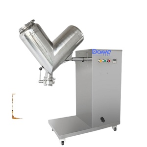 เครื่องผสมผงซักฟอกแบบ V ชนิดอุตสาหกรรม 220V เครื่องปั่นผสมอาหาร มอเตอร์สำหรับปรุงรส แป้งสาลี ผงเวย์ - Product Image 1