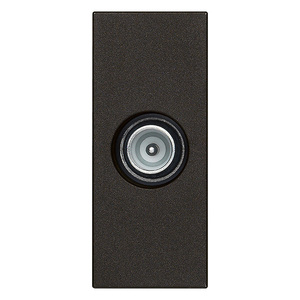 Connecteurs de prise de passage TV/Radio/Satellite noirs 3.6 X 2.7 X 5.6 - Product Image 1