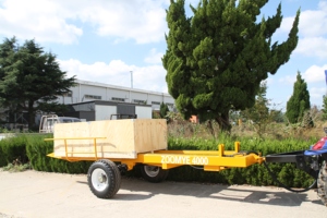Carro de Transferencia Agrícola Zoomye de Alta Resistencia, Carro Flexible para Manejo de Huertos, Capacidad de 730 kg, Carga/Descarga Rápida, 1 Año de Garantía - Product Image 6
