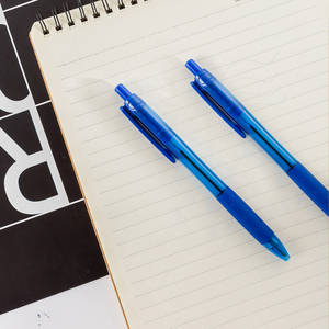 Biểu Tượng Tùy Chỉnh Màu Xanh Bút Bi 1.0Mm Với Cao Su Grip-Bán Buôn Cho Văn Phòng & Trường Học Nguồn Cung Cấp - Product Image 5