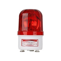 Lampu Peringatan 120dB 12V/24V/220V/380V dengan Suara Alarm 10W Pemasangan Baut untuk Peralatan Darurat Kebakaran Pabrik Forklift