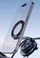 Support de téléphone magnétique universel pliable à rotation 360° avec ventouse pour voiture, cuisine, bureau, maison