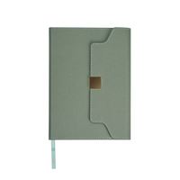 Cuaderno de Cuero de Alta Calidad A5, con Hojas Sueltas, Encuadernación en Espiral, Cosido con Hilo, 100 Hojas, Personalizable, Exquisito