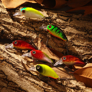 Spigola <span class=keywords><strong>Esche</strong></span> Da Pesca CrankBait Crank Bait Tackle Artificiale Duro Richiamo di Pesca 4.5 centimetri 4g - Product Image 2