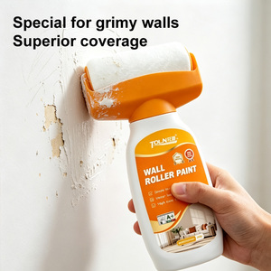 Rouleau de peinture antidérapant de haute qualité pour réparation murale, revêtement en latex à base d'eau à faible odeur, couvre les graffitis et les taches, répare les murs - Product Image 1