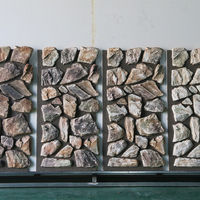 Panneaux muraux décoratifs 3D, faux panneaux muraux en pierre, imitation naturelle de haute qualité, 1200*600*50mm, économie de main-d'œuvre pour le revêtement mural extérieur