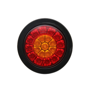 Luces Traseras LED de 21 LED de Doble Color con Anillo de Goma, Luces Traseras Redondas de 4 Pulgadas, Luz Trasera para Automóvil, Luz de Giro, Luz de Reversa para RV, Remolque, Camión - Product Image 6