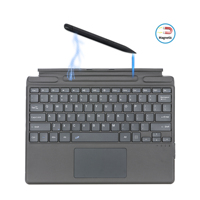 Nouveau clavier sans fil ultra-fin USB-C 78 touches pleine taille pour tablette Surface Pro X Pro 8, mécanisme ciseaux, batterie 100h 300mAh