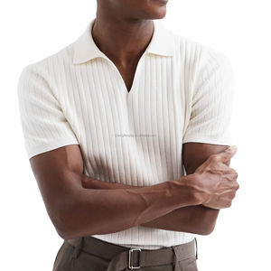 Polo en tricot pour <span class=keywords><strong>homme</strong></span>-100% coton col côtelé à manches courtes pour tenue décontractée, personnalisable avec bas quantité minimale de commande - Product Image 2