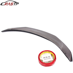 สปอยเลอร์หลังคาร์บอนไฟเบอร์ CRASTP รุ่น V สีด้าน สำหรับรถเทสล่า โมเดล 3 ปีกเป็ด ติดตั้งด้วยเทป 3M - Product Image 1