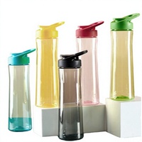 Grande gourde de sport en PC de 2000 ml avec paille, portable, écologique, compatible lave-vaisselle, en plastique, étanche et anti-fuite