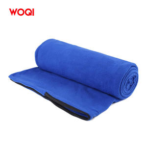 Saco de dormir de lana Woqi azul, portátil, tipo sobre, manta de viaje para acampar, para senderismo al aire libre, para adultos - Product Image 1