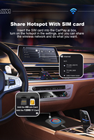 Nueva llegada BW550M 8-Core Carplay Box exclusivo para BMW compatible con YouTube/Netflix y Google Play Store adaptador inalámbrico Carplay