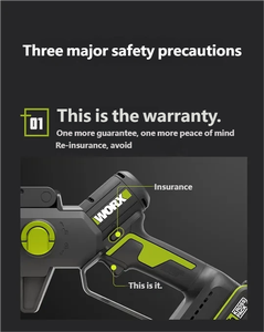WD331 Rechargeable Lithium Chain Saw Brushless <b>Wireless</b> Orchard Pruning Single Hand Saw <b>Light</b> Small Household Use - Product Image 5
