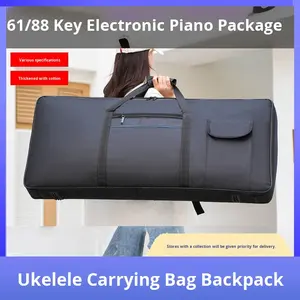 Sac de transport pour clavier électronique 61 et 88 touches, housse de protection imperméable et épaisse, sac à bandoulière pour étuis d'instruments - Product Image 3