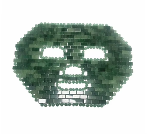 Mascarilla facial de aventurina verde natural para reducir la hinchazón y cuidado facial - Product Image 2