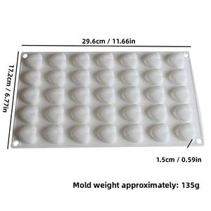 <span class=keywords><strong>Moule</strong></span> en <span class=keywords><strong>silicone</strong></span> en forme de cœur Tangchu pour <span class=keywords><strong>chocolat</strong></span>, mousse, gâteau, biscuits, décoration de fondant, outil de décoration, <span class=keywords><strong>moule</strong></span> à savon, emballé individuellement - Product Image 6