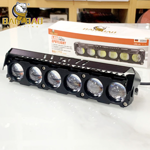 BAOBAO 6 yeux DC12V aluminium Mini systèmes d'éclairage de conduite blanc jaune <span class=keywords><strong>LED</strong></span> phares antibrouillard <span class=keywords><strong>ampoule</strong></span> pour vélo <span class=keywords><strong>moto</strong></span> - Product Image 2