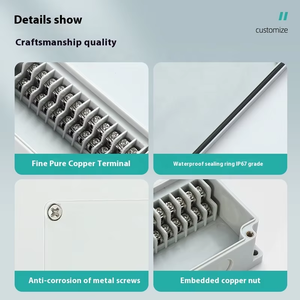 15p-178x100x55mm không thấm nước nhựa thiết bị đầu cuối Hộp nối 0.1dB ngoài trời kết nối cáp Thiết bị phân phối điện thiết bị - Product Image 4