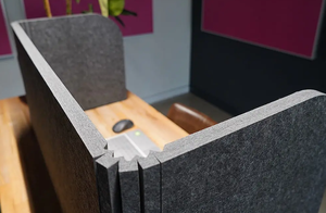 Panel Divisor de Escritorio Plegable de Fieltro PET AORONG - Separador de Oficina que Ahorra Espacio con Precio de Fábrica - Product Image 3