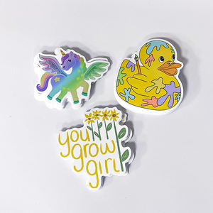 Pegatinas de Vinilo Transparente Impermeable con Purpurina, Pegatinas de Vinilo de Anime Cortadas a Troquel, Pegatinas de Vinilo Personalizadas al por Mayor - Product Image 2