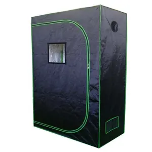 Kotak Tumbuh Tanaman Led Mini, 120*60*150 ~ 200Cm, 4 'X 2' 600D, Tenda Tanaman, Tenda Pertumbuhan Dalam Ruangan Mylar Berlian, Ruang Pertumbuhan