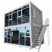 Maison conteneur préfabriquée détachable de 20 pieds, petite et économique, portable, pour camping, supermarché, salon, design moderne