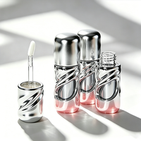 Applicateur de brillant à lèvres à grande brosse, tubes de brillant à lèvres vides, boîte d'emballage personnalisée et cosmétiques