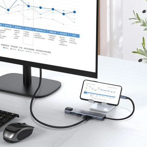 OEM USB <span class=keywords><strong>Hub</strong></span> 3.1 HDTV-compatibile tipo C <span class=keywords><strong>Hub</strong></span> <span class=keywords><strong>Ethernet</strong></span> RJ45 SD TF usb3. 0 4K HDTV 100w PD ricarica per 8-1 Computer telefono PC metallo - Product Image 4