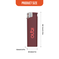 Briquet à gaz électrique rechargeable personnalisé avec logo OEM/ODM pour cigarettes – Vente en gros