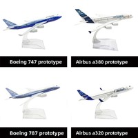 Modèle d'avion 16 cm en alliage réaliste, portable, souvenir d'aviation, cadeau de bureau, ODM professionnel 2026
