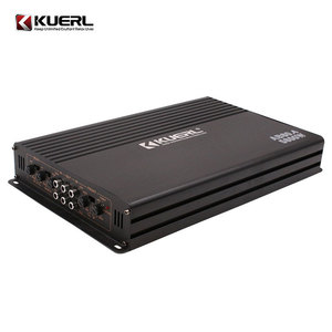 Kuerl เครื่องขยายสัญญาณเสียงรถยนต์4ช่อง Ab80.4 12V สำหรับอัพเกรดระบบเสียงรถยนต์ - Product Image 1